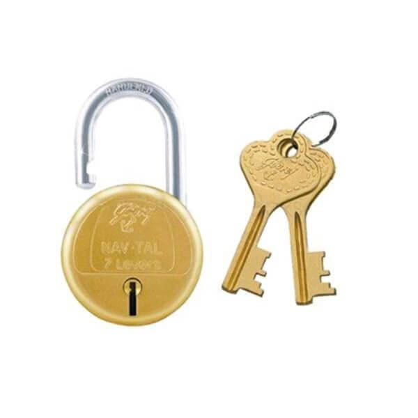 Godrej Nav-Tal Lock 7 Levers (3062) - 3 Keys